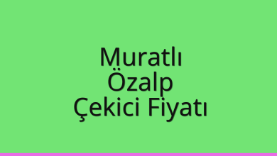 Muratlı Çekici Fiyatı – Özalp Oto Kurtarıcı Ücreti