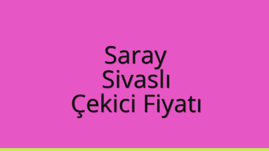 Saray Çekici Fiyatı – Sivaslı Oto Kurtarıcı Ücreti