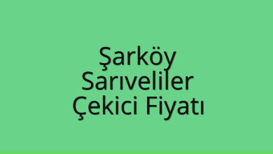 Şarköy Çekici Fiyatı – Sarıveliler Oto Kurtarıcı Ücreti