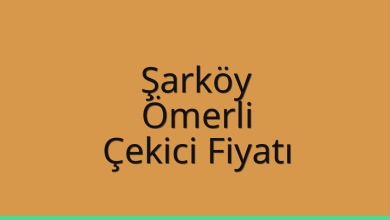 Şarköy Çekici Fiyatı – Ömerli Oto Kurtarıcı Ücreti