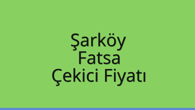 Şarköy Çekici Fiyatı – Fatsa Oto Kurtarıcı Ücreti
