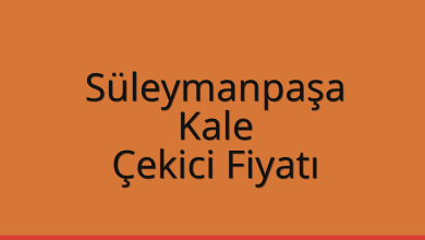 Süleymanpaşa Çekici Fiyatı – Kale Oto Kurtarıcı Ücreti