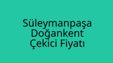 Süleymanpaşa Çekici Fiyatı – Doğankent Oto Kurtarıcı Ücreti