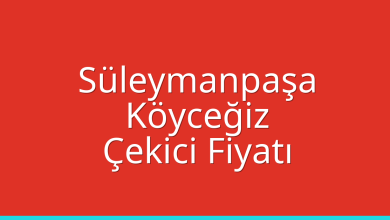 Süleymanpaşa Çekici Fiyatı – Köyceğiz Oto Kurtarıcı Ücreti
