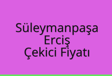 Süleymanpaşa Çekici Fiyatı – Erciş Oto Kurtarıcı Ücreti