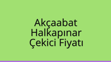 Akçaabat Çekici Fiyatı – Halkapınar Oto Kurtarıcı Ücreti
