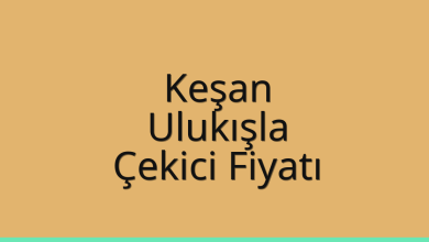 Keşan Çekici Fiyatı – Ulukışla Oto Kurtarıcı Ücreti