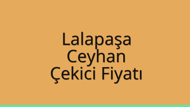 Lalapaşa Çekici Fiyatı – Ceyhan Oto Kurtarıcı Ücreti