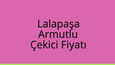 Lalapaşa Çekici Fiyatı – Armutlu Oto Kurtarıcı Ücreti