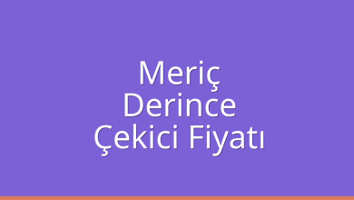 Meriç Çekici Fiyatı – Derince Oto Kurtarıcı Ücreti