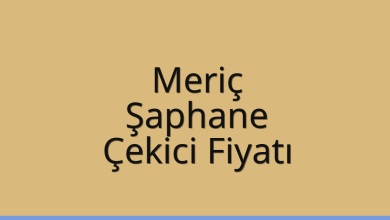 Meriç Çekici Fiyatı – Şaphane Oto Kurtarıcı Ücreti