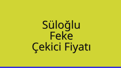 Süloğlu Çekici Fiyatı – Feke Oto Kurtarıcı Ücreti