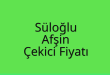 Süloğlu Çekici Fiyatı – Afşin Oto Kurtarıcı Ücreti