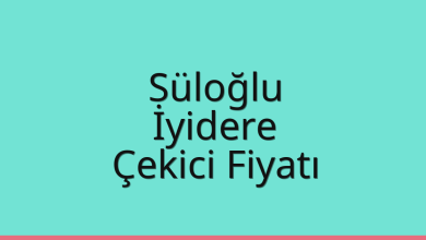 Süloğlu Çekici Fiyatı – İyidere Oto Kurtarıcı Ücreti