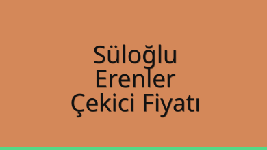 Süloğlu Çekici Fiyatı – Erenler Oto Kurtarıcı Ücreti