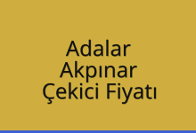 Adalar Çekici Fiyatı – Akpınar Oto Kurtarıcı Ücreti