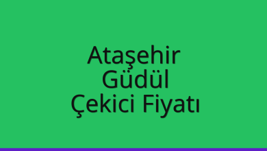 Ataşehir Çekici Fiyatı – Güdül Oto Kurtarıcı Ücreti