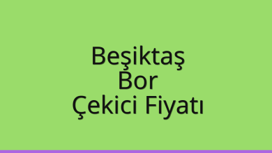 Beşiktaş Çekici Fiyatı – Bor Oto Kurtarıcı Ücreti
