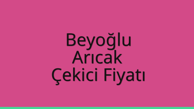 Beyoğlu Çekici Fiyatı – Arıcak Oto Kurtarıcı Ücreti