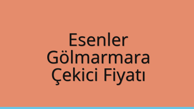 Esenler Çekici Fiyatı – Gölmarmara Oto Kurtarıcı Ücreti