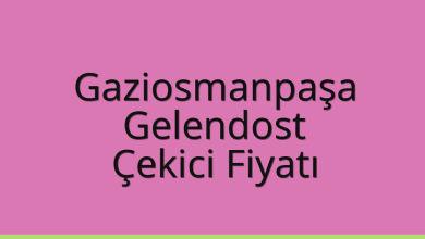 Gaziosmanpaşa Çekici Fiyatı – Gelendost Oto Kurtarıcı Ücreti