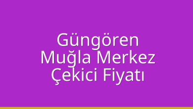 Güngören Çekici Fiyatı – Muğla Merkez Oto Kurtarıcı Ücreti
