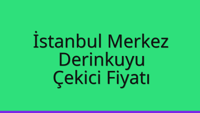 İstanbul Merkez Çekici Fiyatı – Derinkuyu Oto Kurtarıcı Ücreti