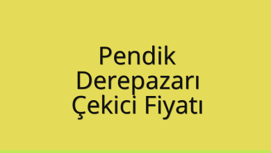 Pendik Çekici Fiyatı – Derepazarı Oto Kurtarıcı Ücreti
