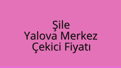 Şile Çekici Fiyatı – Yalova Merkez Oto Kurtarıcı Ücreti