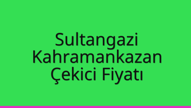 Sultangazi Çekici Fiyatı – Kahramankazan Oto Kurtarıcı Ücreti