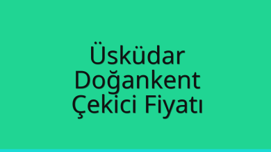 Üsküdar Çekici Fiyatı – Doğankent Oto Kurtarıcı Ücreti