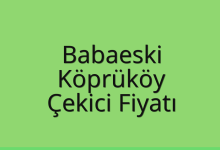 Babaeski Çekici Fiyatı – Köprüköy Oto Kurtarıcı Ücreti