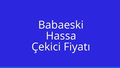 Babaeski Çekici Fiyatı – Hassa Oto Kurtarıcı Ücreti