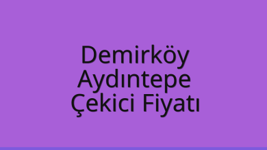 Demirköy Çekici Fiyatı – Aydıntepe Oto Kurtarıcı Ücreti