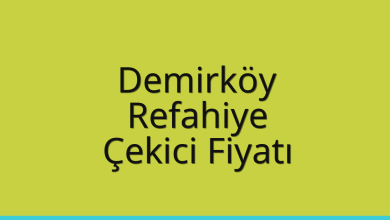 Demirköy Çekici Fiyatı – Refahiye Oto Kurtarıcı Ücreti