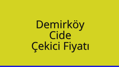 Demirköy Çekici Fiyatı – Cide Oto Kurtarıcı Ücreti