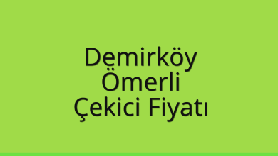 Demirköy Çekici Fiyatı – Ömerli Oto Kurtarıcı Ücreti