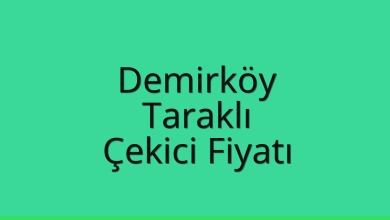 Demirköy Çekici Fiyatı – Taraklı Oto Kurtarıcı Ücreti