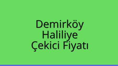 Demirköy Çekici Fiyatı – Haliliye Oto Kurtarıcı Ücreti