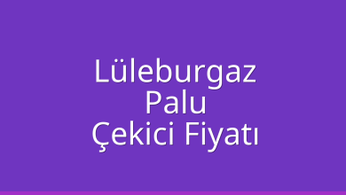 Lüleburgaz Çekici Fiyatı – Palu Oto Kurtarıcı Ücreti