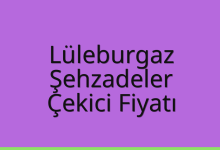 Lüleburgaz Çekici Fiyatı – Şehzadeler Oto Kurtarıcı Ücreti