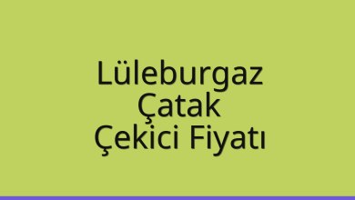 Lüleburgaz Çekici Fiyatı – Çatak Oto Kurtarıcı Ücreti