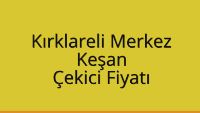 Kırklareli Merkez Çekici Fiyatı – Keşan Oto Kurtarıcı Ücreti