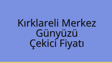 Kırklareli Merkez Çekici Fiyatı – Günyüzü Oto Kurtarıcı Ücreti