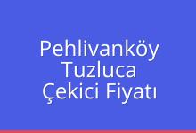 Pehlivanköy Çekici Fiyatı – Tuzluca Oto Kurtarıcı Ücreti