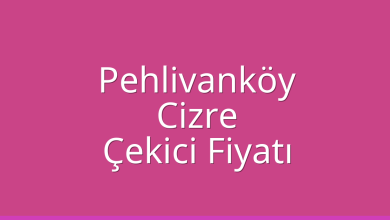 Pehlivanköy Çekici Fiyatı – Cizre Oto Kurtarıcı Ücreti