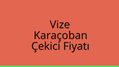 Vize Çekici Fiyatı – Karaçoban Oto Kurtarıcı Ücreti