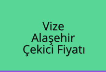 Vize Çekici Fiyatı – Alaşehir Oto Kurtarıcı Ücreti