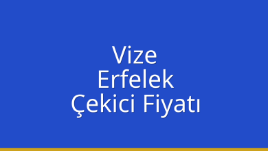 Vize Çekici Fiyatı – Erfelek Oto Kurtarıcı Ücreti
