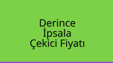 Derince Çekici Fiyatı – İpsala Oto Kurtarıcı Ücreti